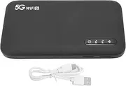 5G WiFi 6 Portable Hotspot Router with SIM Card Slot Supports 16 Devices 6100mAh Battery, LED Light Monitor, for Home and Travel Use