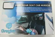 Baby Rear Seat Car Mirror, Black Greyjoy