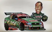 GREG MURPHY HOLDEN COMMODORE CASTROL EDGE V8 SUPERCAR STICKER - NEW