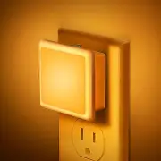 Amber Night Light [2 Pack], Night Lights Plug into Wall, LED Plug in Nightlight