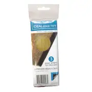 Beige 80cm x 3cm Binding Tape For Carpet Runner Edge - 2 Piece Pack
