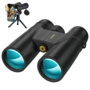 Binoculars for Adults High Powered, HD Compact Binoculars for Bird 12x42