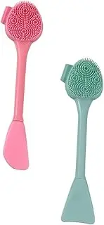 BIUDECO Deep Cleaning Face Brush Set Face Mask Exfoliator Silicone Brush Head for Gentle Facial Cleansing