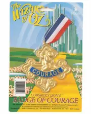 Wizard of Oz Cowardly Lion Badge Of Courage Costume Oz