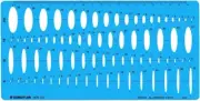STAEDTLER TEMPLATE Combination Synthesis Ellipse Circular Ruler 976 23 Japan