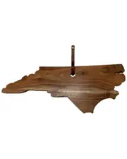 BIDKhome Acacia Wood North Carolina Cutting Board