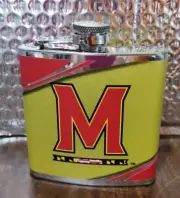 Maryland Terrapins 6oz. Hip Flask 100% Stainless Steel