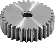 NFGZFNMKYW 1pc 1M 8T-60T Pinion Spur Gear 1 Mod Cylindrical Flat Gear 8 12 13 14 15 16 17 18 19 20 21 22 23 24 25 26 27-60 Teeth 45# Steel(1M 22T (Bore 6mm))