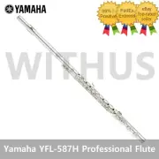 Yamaha YFL-587H Professional Flute - C# Trill and Gizmo Key + Hard Case & Bag