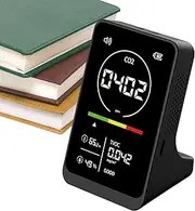 Carbon Dioxide Alarm Detector | Digital Room Hygrometer,High Precision Sensor Humidity Gauge Digita Hygrometer Alerts for Bedroom