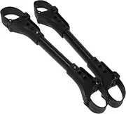 Generic 2pcs Stroller Connector Buggy Double Pram Connector Car Double Stroller Rain Adapters Twin Pram Connector Stroller Links to Combine Stroller for Newborns Black Aluminum
