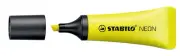 Stabilo Neon Highlighter Chisel Tip 2-5Mm Line Yellow Pack 10