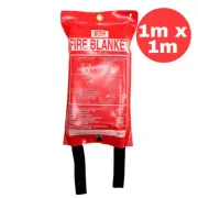 Firebox Fire Blanket 1m x 1m For Home Kitchen Office Caravan Emergency Fires