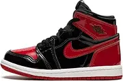 [Nike] Jordan Toddler Air Jordan 1 Retro High OG TD AQ2665 063 Bred Patent - Size 4C