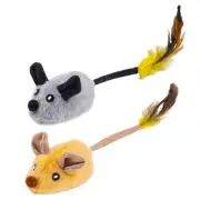 Electric Induction Simulation Plush Mouse Cat Toy Cat Chasing Doll Toy