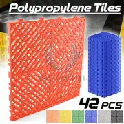 Garage Floor Mat Tile Interlocking Perforated Flooring Rubber Basement Auto Shop