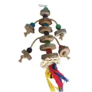 Parrot Toys for Large Birds Cardboard Big Bird Toys African Grey Parrot Toys Nat