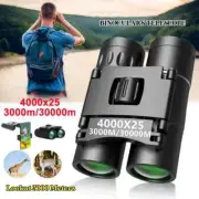 4000x25 Zoom Telescope Professional BAK4 Powerful Binoculars Long Range Folding