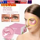 Pink Rose Eye Mask-30 Pairs Rose Under Eye Patches Skin Care Products,Eye Masks