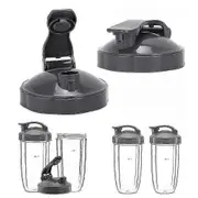 Nutribullet Lid Blender Flip Top Replacement Parts - Compatible with Nutribullet 600w / 900w - To-go Lid Accessories