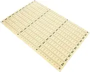 COMNESTBI 20pcs Measuring Tape Sticker Self-Adhesive Ruler Decals Fine Workmanship Scale Ruler Adhesive Stickers for Sewing