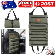 Roll Up Pouch Wrench Roll Up Bag Multi-Purpose Canvas Tool Organizer 5 Pockets