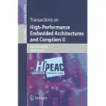 TRANSACTIONS ON HIGH-PERFORMANCE EMBEDDED ARCHITECTURES AND COMPILERS II