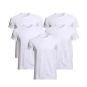 Bonds 5 Packs Crew Neck Raglan Blank Plain Basic Mens White T shirt Tee Top M9372W