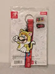 Super Mario 3D World - Cat Mario Keychain Lanyard - My Nintendo Rewards