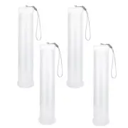 4 Pack Extendable Plastic Paint Brush Case Storage Pencil Container H6E29673