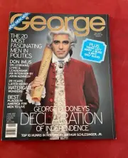 John Kennedy JFK George June 1977 George Clooney, Declaration of Independenc.VG