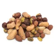 1KG UNSALTED ROASTED MIXED NUTS WITH PEANUTS - FREE POST