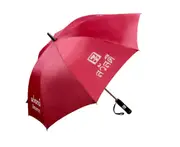 Fan Sunshade Umbrella Outdoor Sunscreen Golf Umbrella - Wine Red