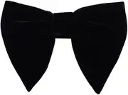 [Levao] Men's Velvet Vintage Bow Tie Tuxedo Big Bowtie