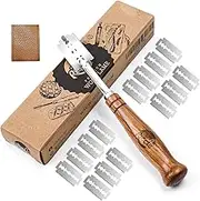 RICCLE Bread Lame Slashing Tool, Dough Scoring Knife with 15 Razor Blades and Storage Cover