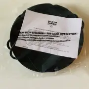 NEW 11.5” Kuhn Rikon KochBlume Never Overboil Pot Cover Spatter Black Silicon