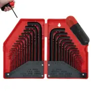 31-Piece Hex Key Wrench Set, Metric and SAE Allen Wrenches (0.028-3/8 inch, 0...