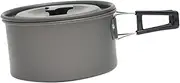 Alasum 1 Set Portable Picnic Pot Non Stick Camping Cookware Foldable Outdoor Cooking Tool for Hiking Backpacking and Picnics Durable Lightweight Design for Easy Transport