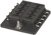 10 Way Blade Fuse Block - Spade Terminal Connection