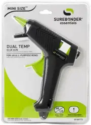 Surebonder Dual-Temp Mini Glue Gun-Black