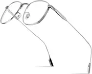 FONEX Titanium Glasses Frame,Myopia Optical Eyeglass Frame for Men and Women 8517