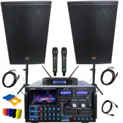 Sonken Home Karaoke Studio Package Deal (SA-767 Amp + MSR-1210 (12") Speakers...