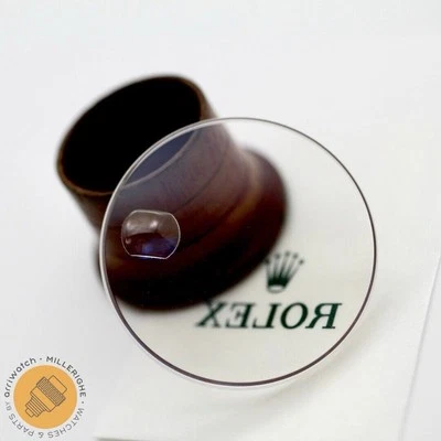 Rolex Sapphire Glass 25- 7042 GMT 126720 Sprite Left Hand Cyclops 9H LOGO + AR