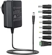 Universal AC to DC 12V 3A Power Supply Adapter - Perfect for CCTV, DVR, NVR, Router, Network Switch, LED Strip, Speaker, TV Box, and More