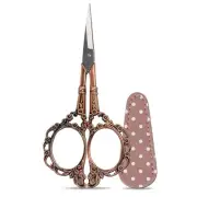 4.5inch Sewing Embroidery Scissors with Leather Scissors Cover, Sewing Crafti...