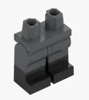 lego minifig torso and legs dark stone grey QTY 300