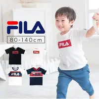 在飛比找Yahoo!奇摩拍賣優惠-日本限定 FILA 斐樂 兒童 短袖衣服 短袖棉T 運動服 