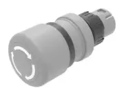 SWITCH ACTUATOR, STOP SWITCH, GREY, Switch Components 61-3440.4/8