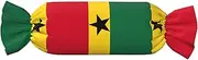 GaxfjRu Flag of Ghana print Men's Crewneck Sweater Soft Casual Sweaters for Men Classic Loose Fit Pullover Sweaters