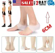 Concealed Footbed Enhancers Invisible Height Increase Silicone Insoles Pads US